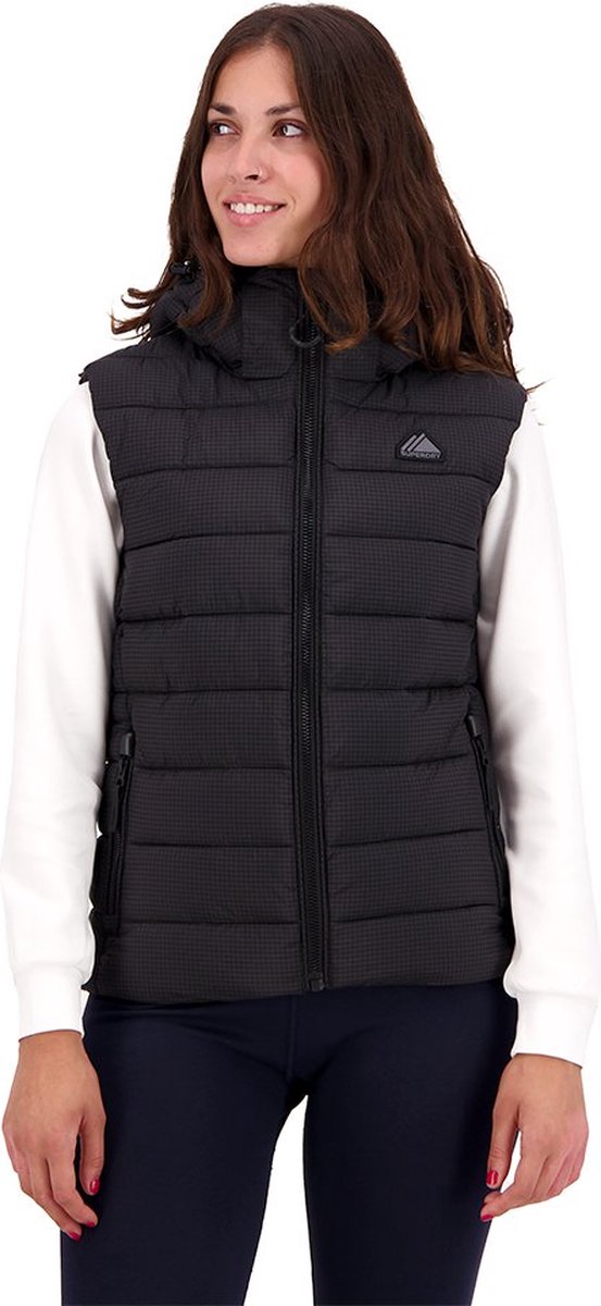 Ärmellose Daunenjacke mit Kapuze, Frau Superdry Classic