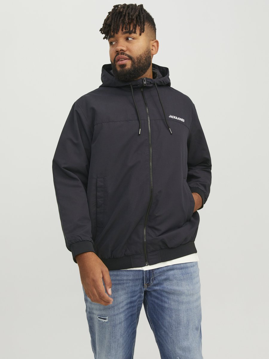 Sweatshirtjacke mit Kapuze in großen Größen Jack & Jones Rush