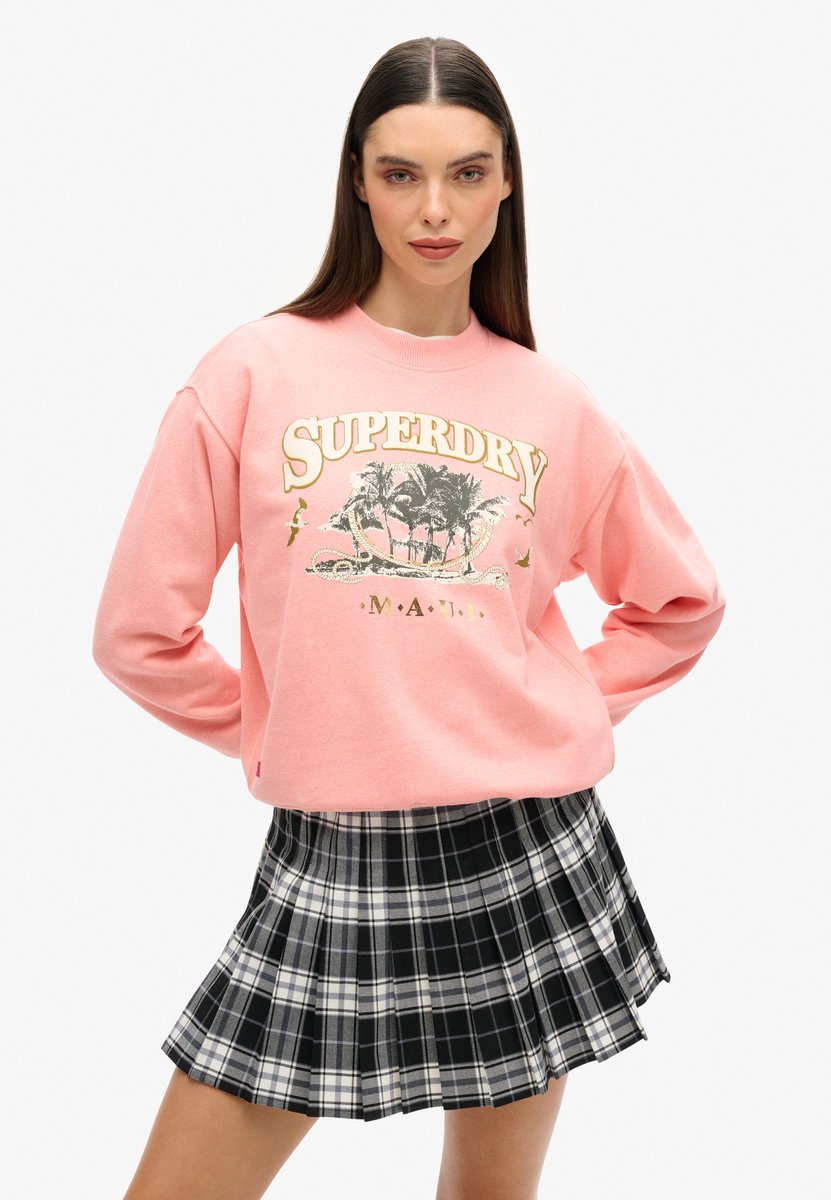 Sweatshirt Damen Superdry Travel Souvenir