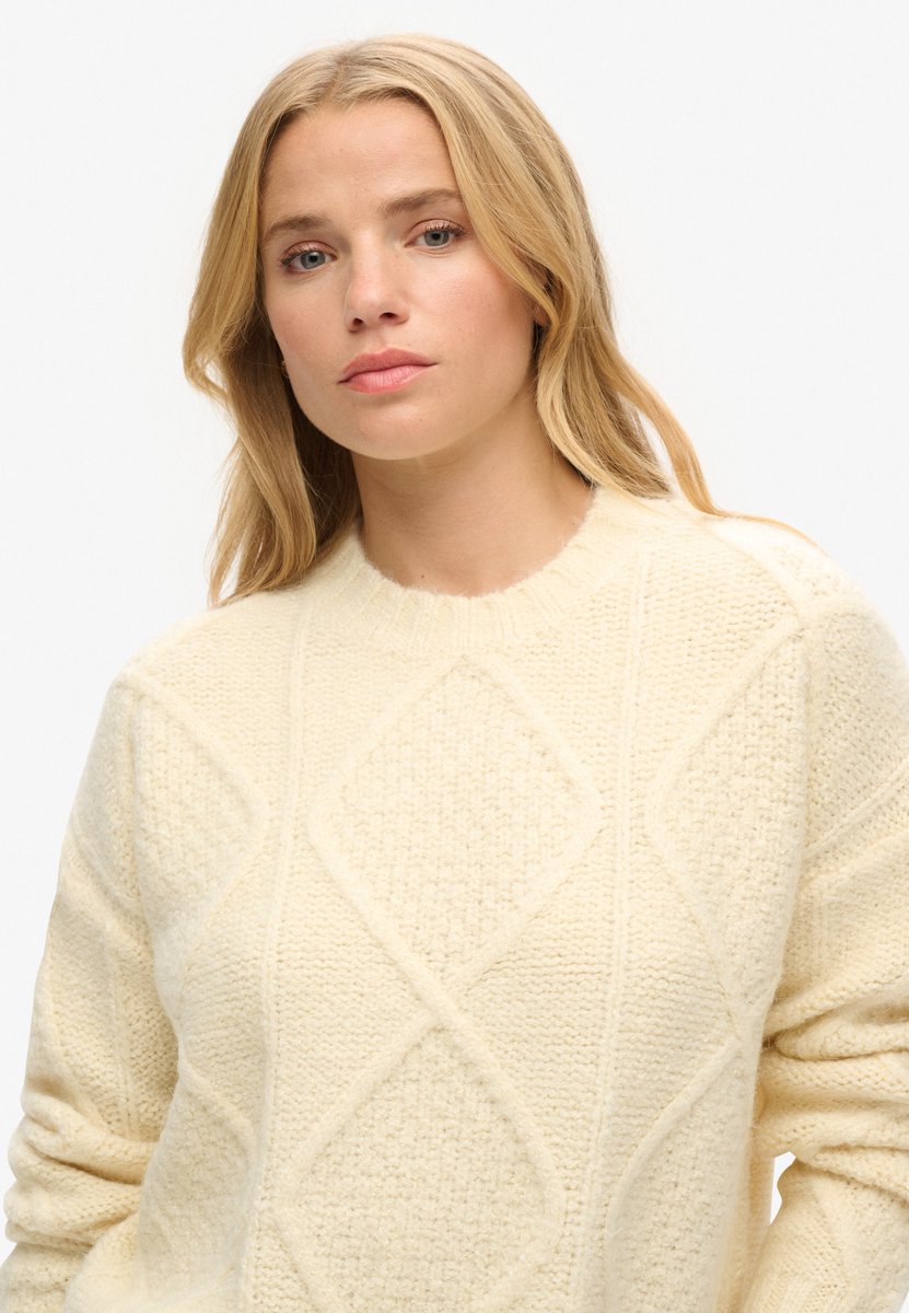 Pullover mit dickem Zopfmuster, Damen Superdry