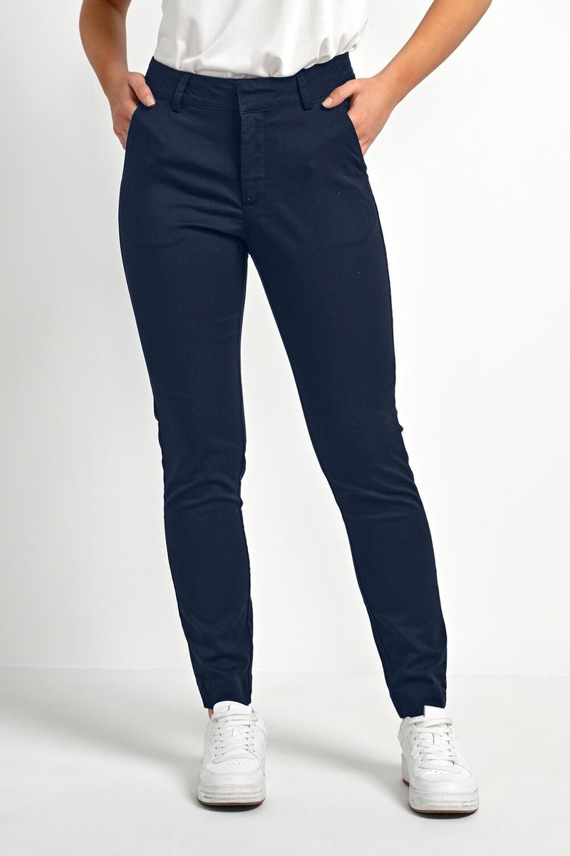 Chinohose 7/8 Damen KAFFE Lea