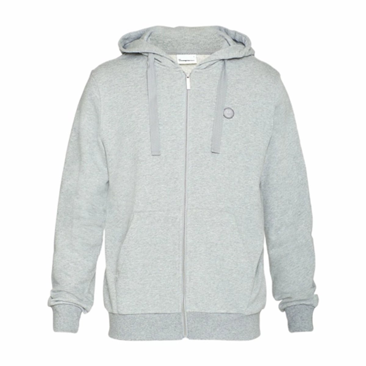 Hoodie mit Reißverschluss und Känguru-Badge KnowledgeCotton Apparel ASK