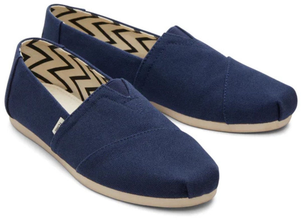 Damen Espadrilles aus recycelter Baumwolle Toms Alpargata