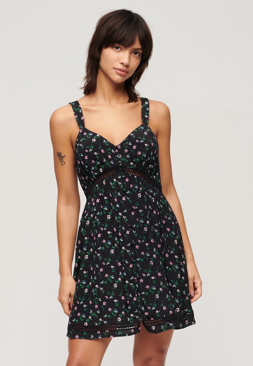 Kleid mit V-Ausschnitt Frau Superdry