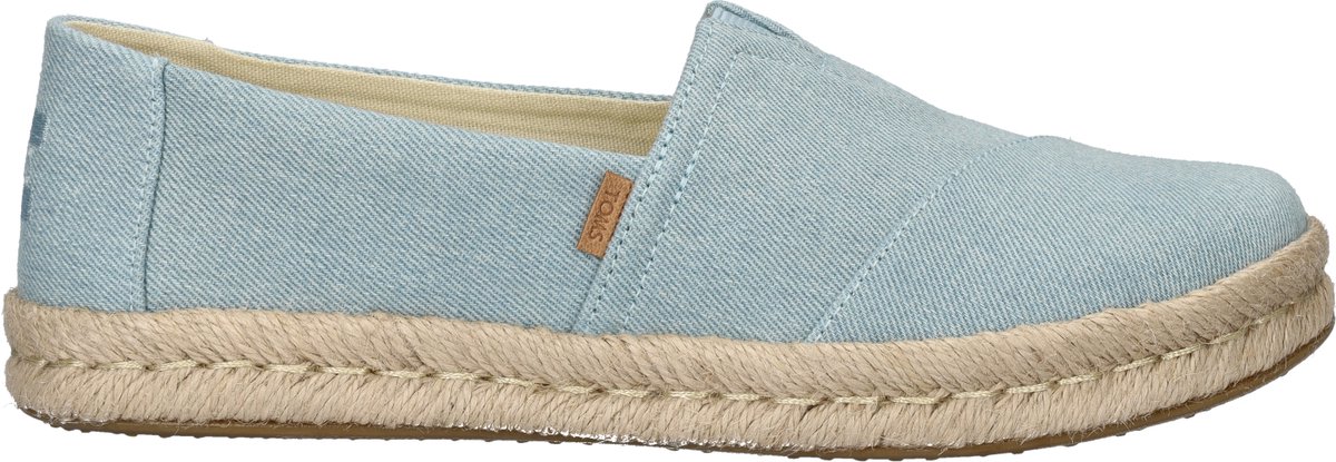 Espadrilles aus Jeans devalé Damen Toms Alpargata Rope 2.0