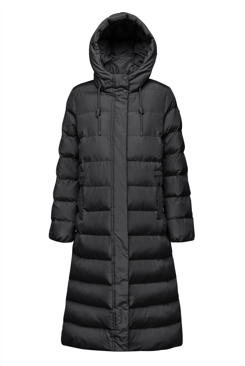 Lange Daunenjacke mit Kapuze, Damen Geox Anylla