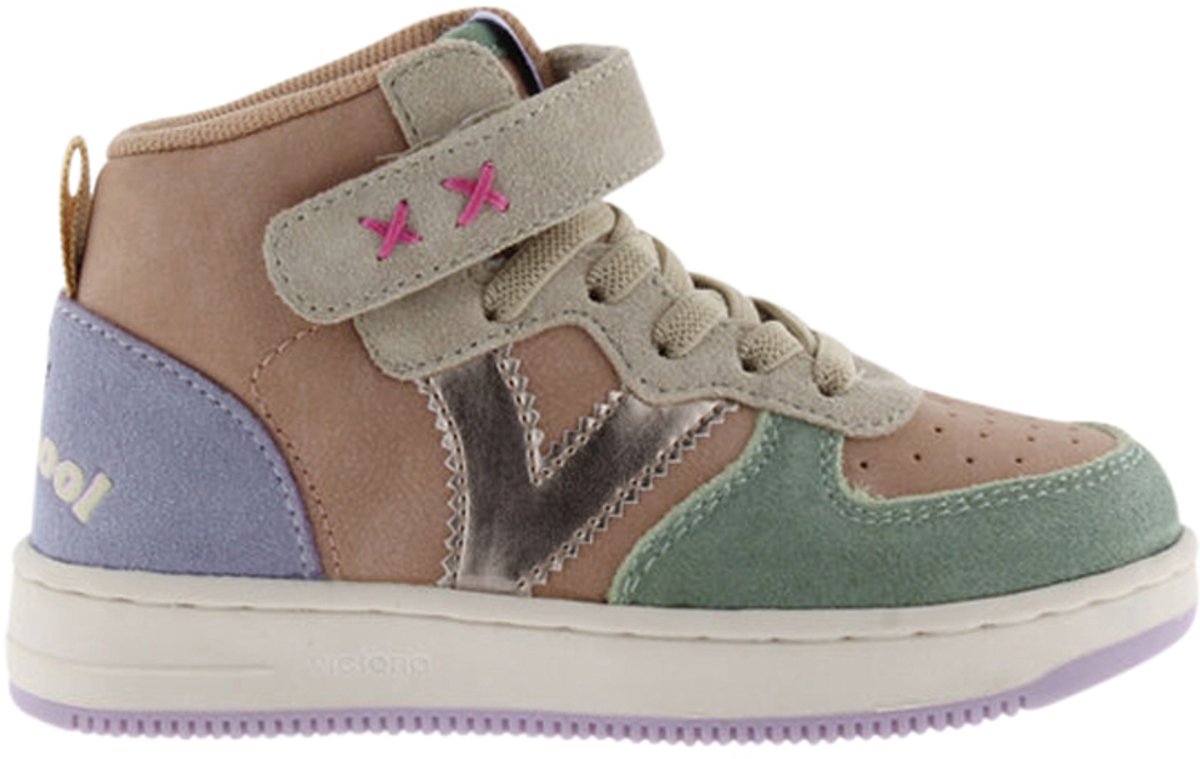 Sneaker in Lederoptik mit elastischer Kordel für Kinder er Victoria Tiempo