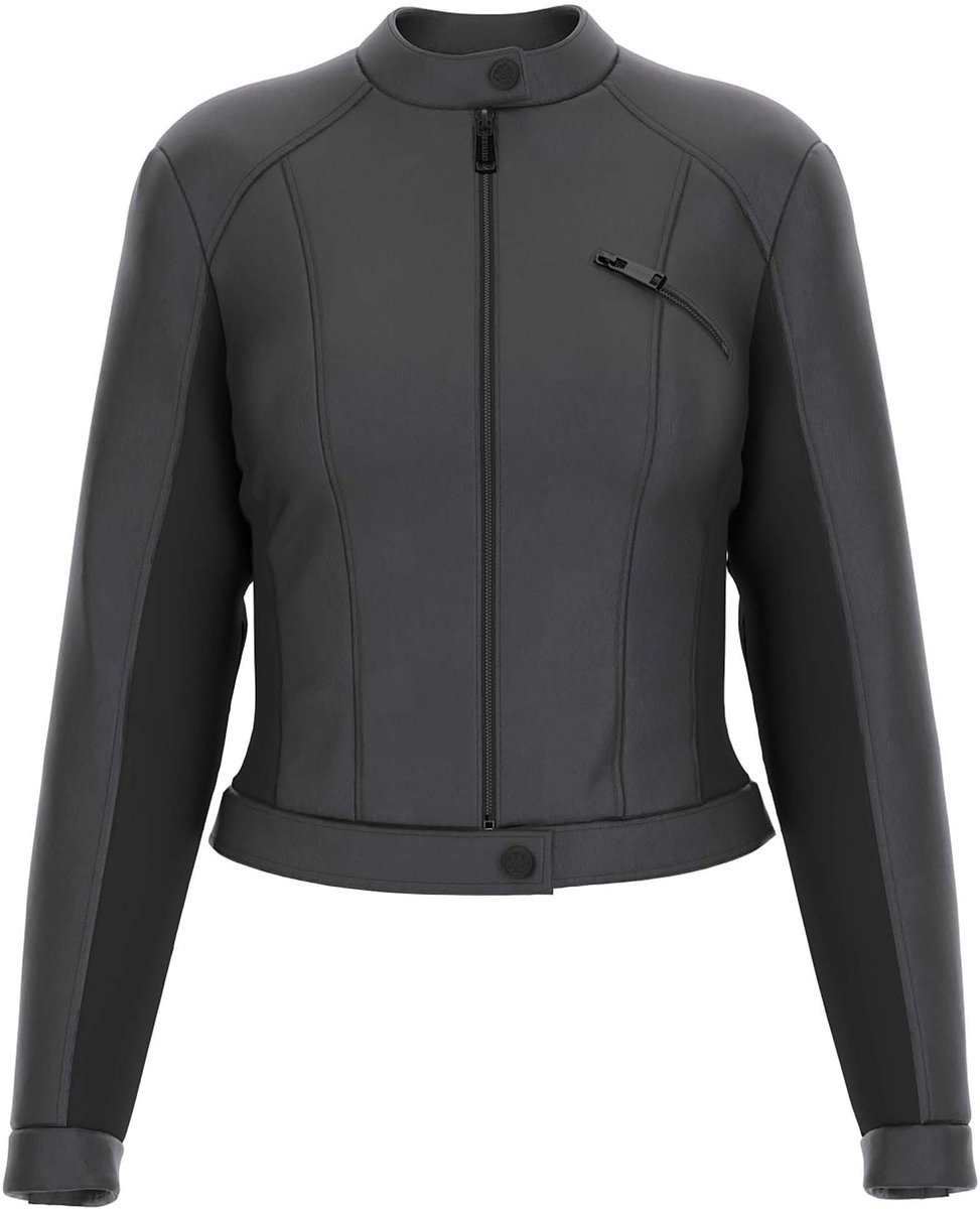 Lederjacke Damen Guess New Fiammetta