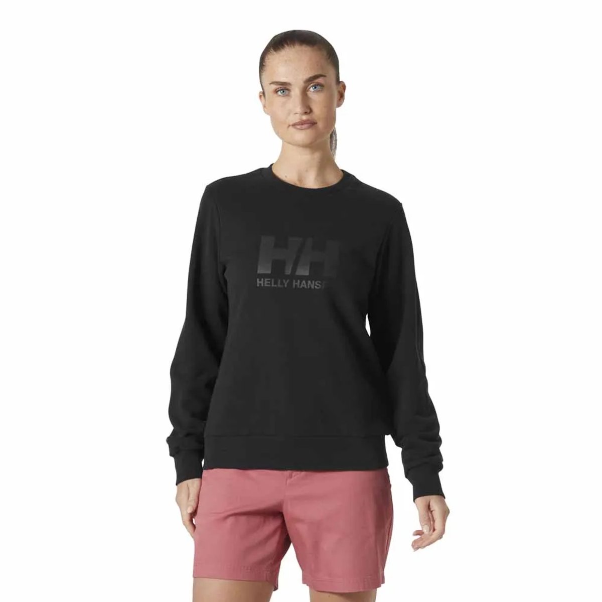 Damen Rundhalsausschnitt Sweatshirt Helly Hansen Logo 2.0