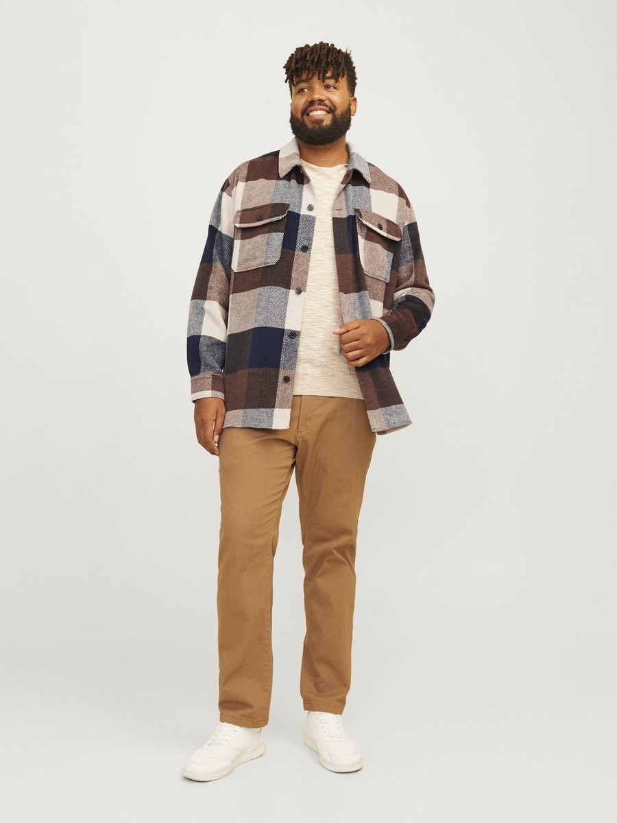 Langarmshirt Jack & Jones Ebradley Ollie Pls