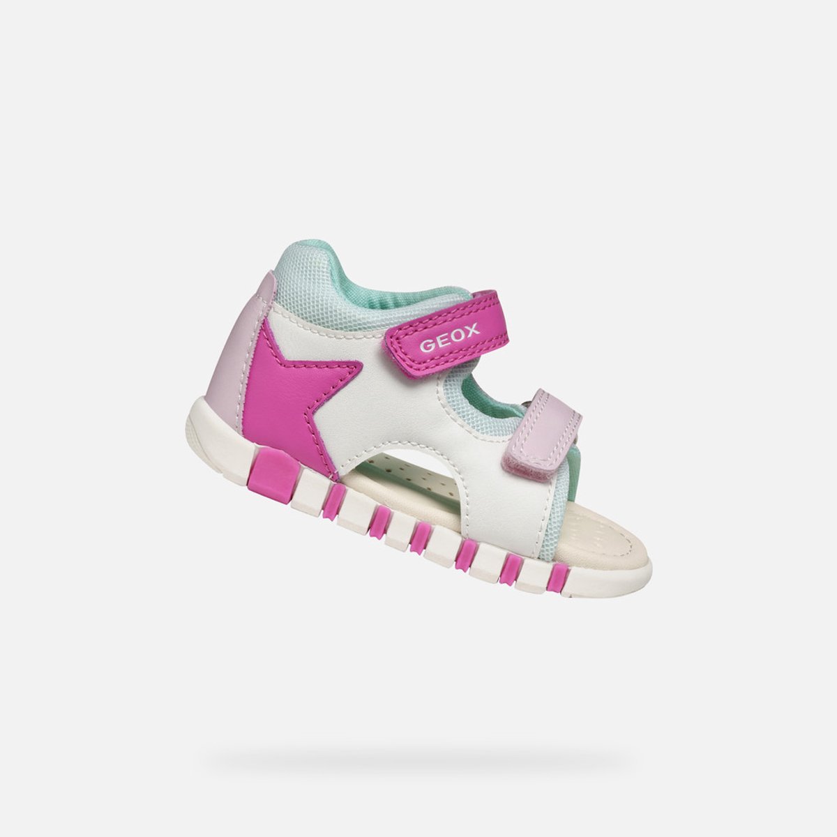 Mädchen-Baby-Sandalen Geox Lupidoo A