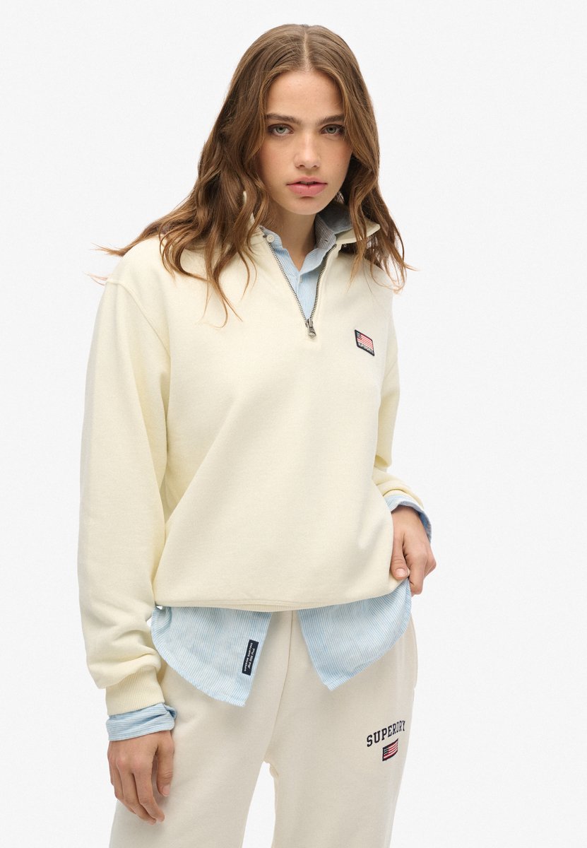 Pullover 1/2 Reißverschluss Damen Superdry Athletic Collared