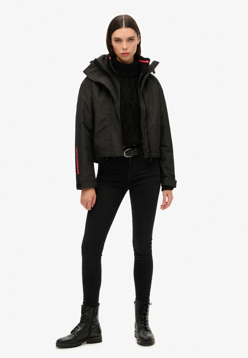 Gestickte Kapuzensportjacke für Frauen Superdry SD