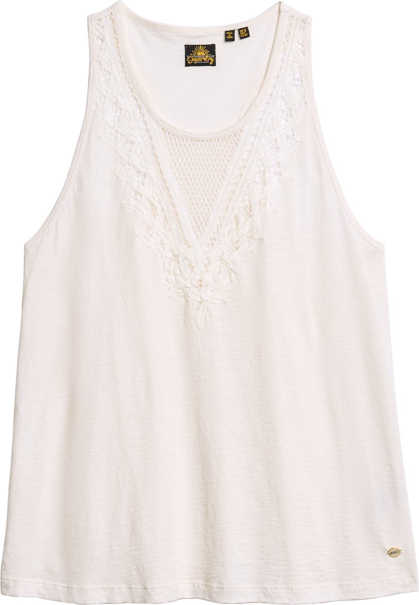 Damen Jerseytop mit Spitze Superdry