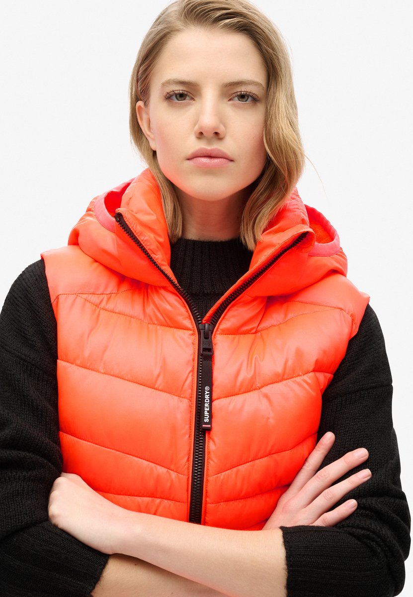 Daunenweste mit Kapuze, Damen Superdry Fuji