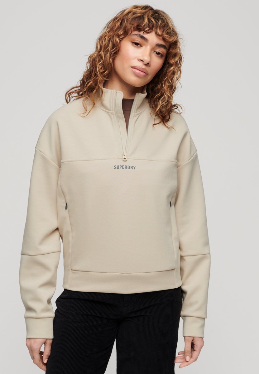 Damen Sweatshirt mit Reißverschlusskragen Superdry Sport Tech
