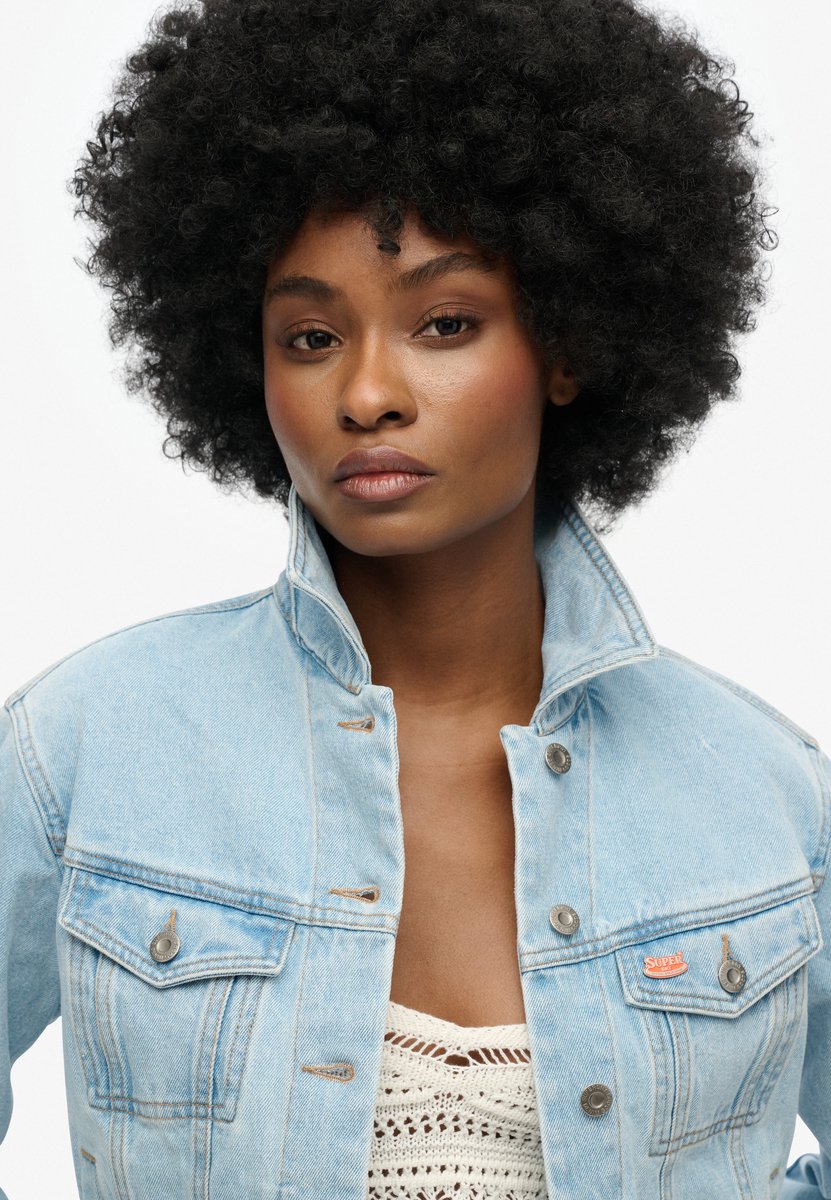 Damen Jeansjacke mit Muster Superdry