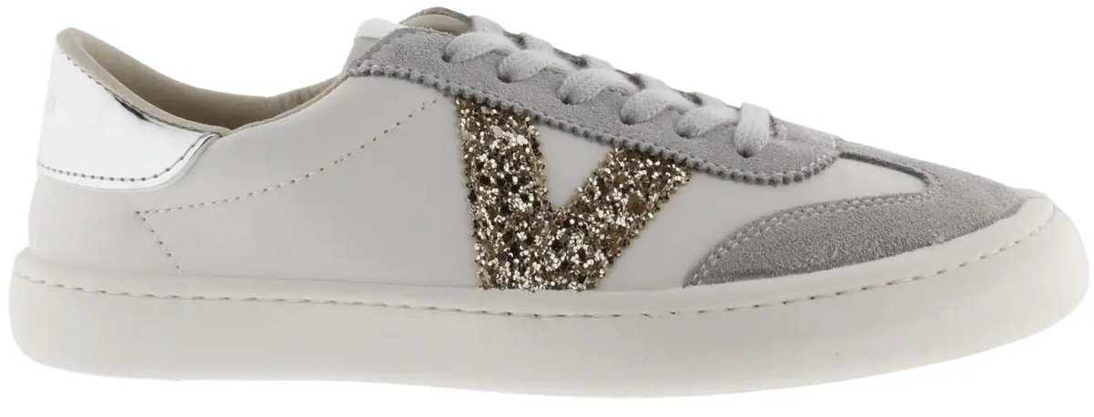 Damen Sneakers mit Leder-Effekt und Muster Victoria Olmo Barefoot
