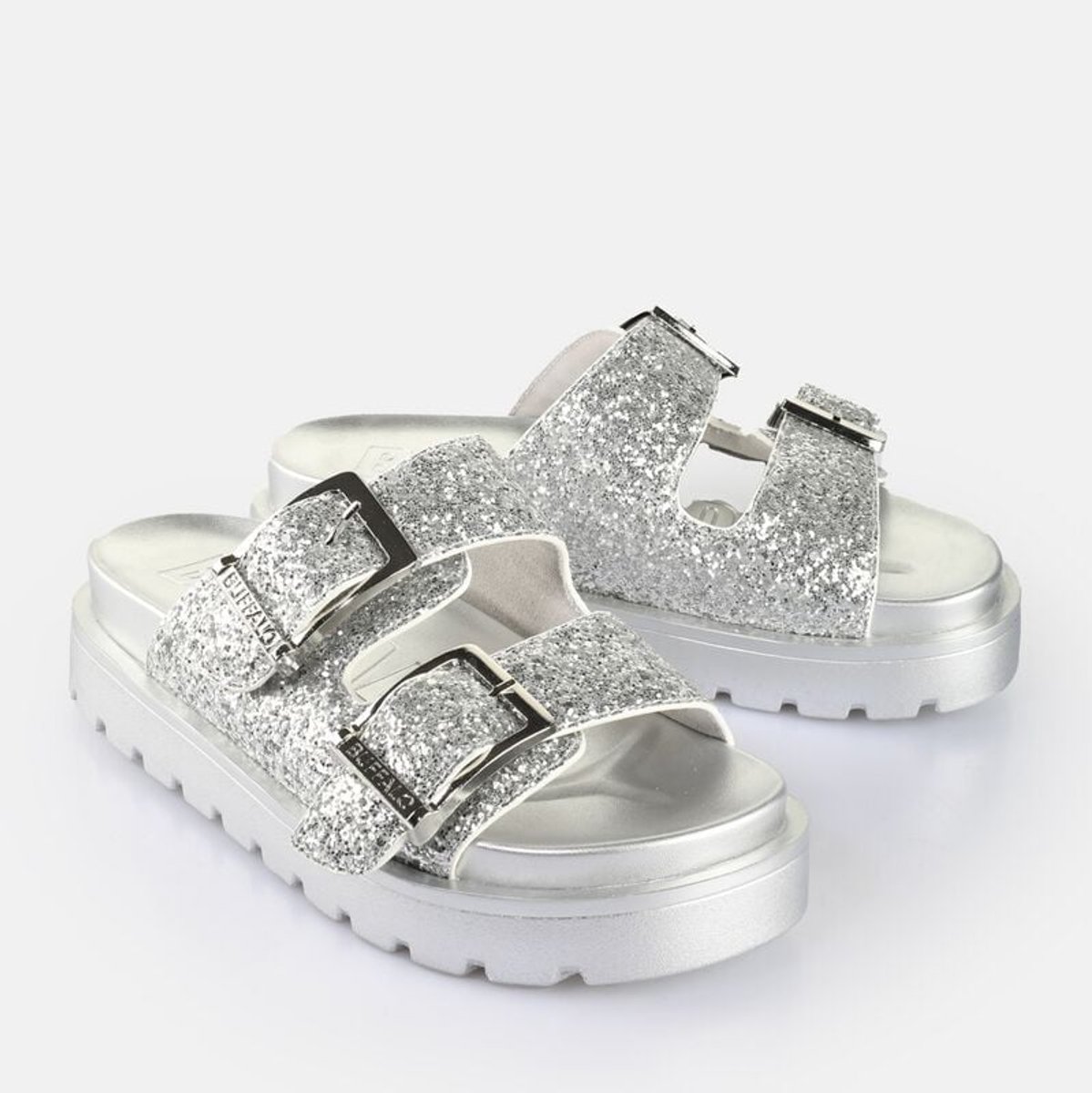 Pantoletten für Damen Buffalo Raya Ari Glam - Vegan Glitter