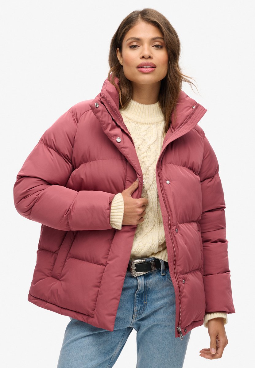 Halblange Daunenjacke , Damen Superdry