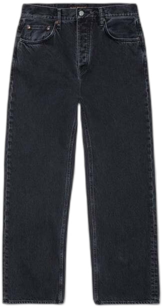 Lockere Jeans Nudie Jeans Tuff Tony Black Vintage