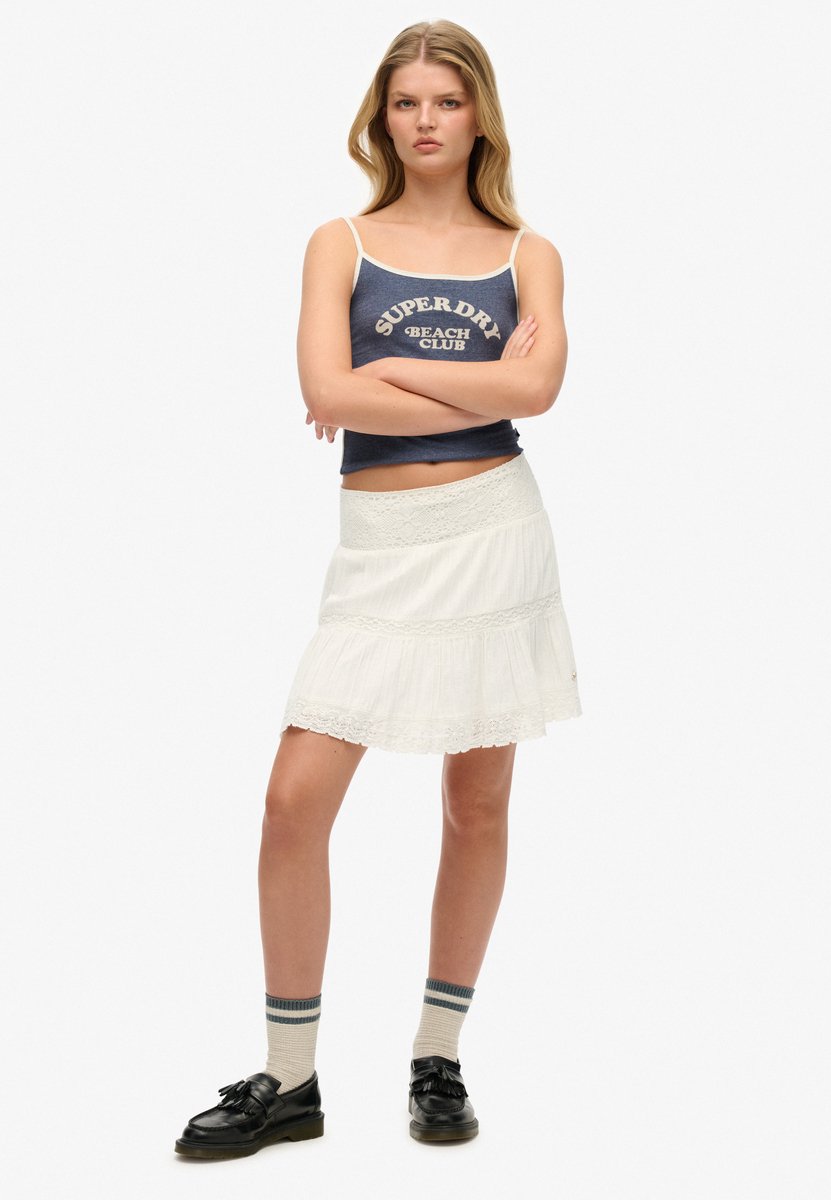 Minirock Damen Superdry Ibiza Lace