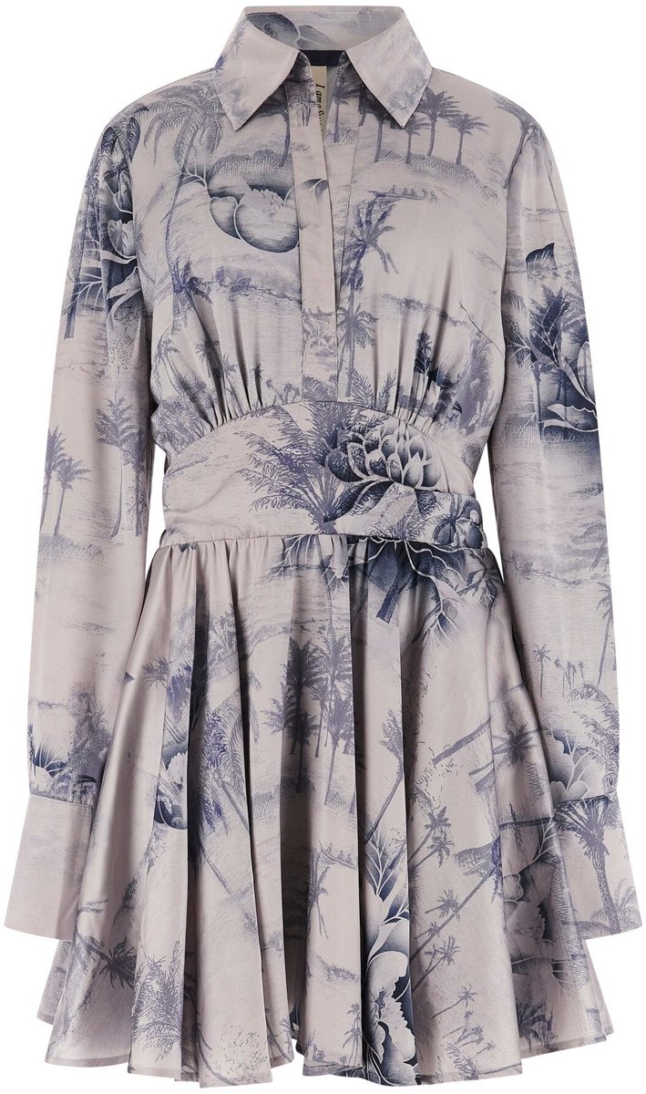 Schwingendes Kleid mit langen Ärmeln für Damen Guess Concetta Flare