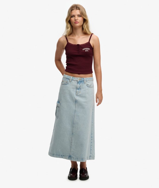 Damenrock Superdry Maxi