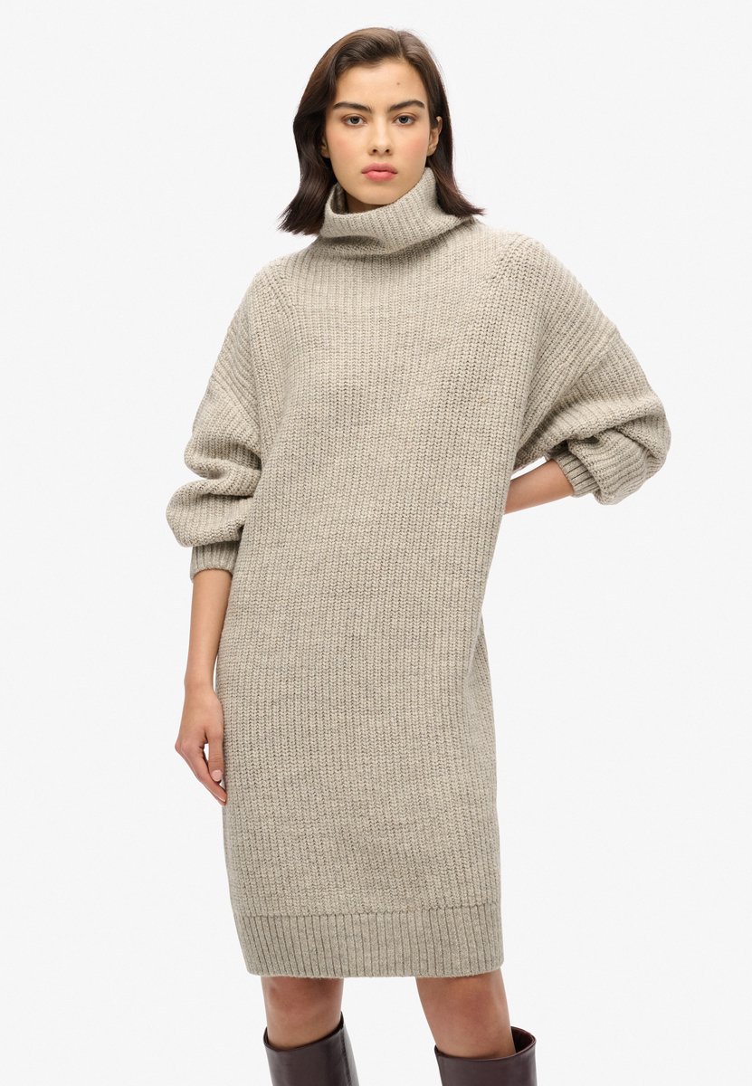 Dicke gerippte Strickkleid für Frauen Superdry
