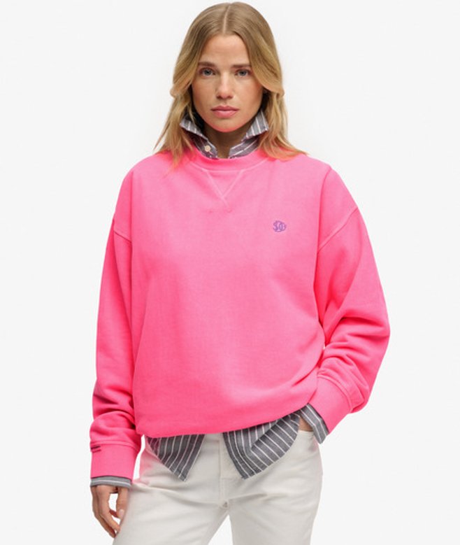 Sweatshirt Damen Superdry Studios Relaxed