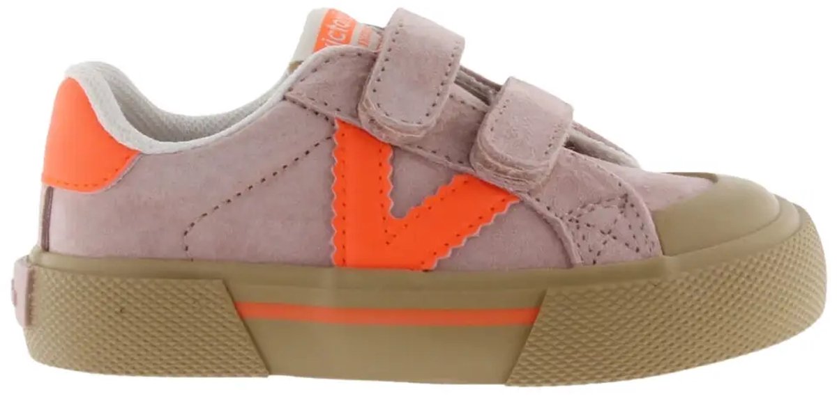 Kontrastierende Wildleder-Sneaker für Babys Victoria Tribu Horma Ancha
