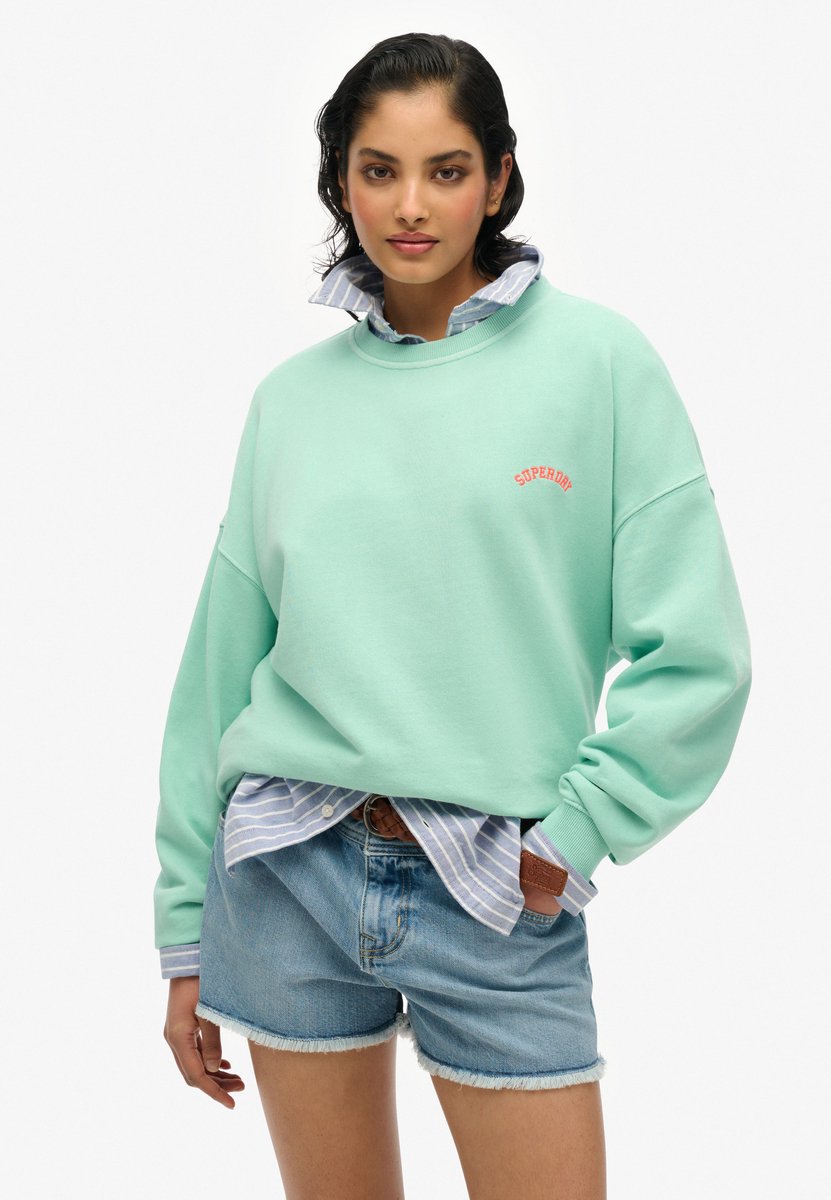 Sweatshirt Damen Superdry Essential Logo Gd Relax