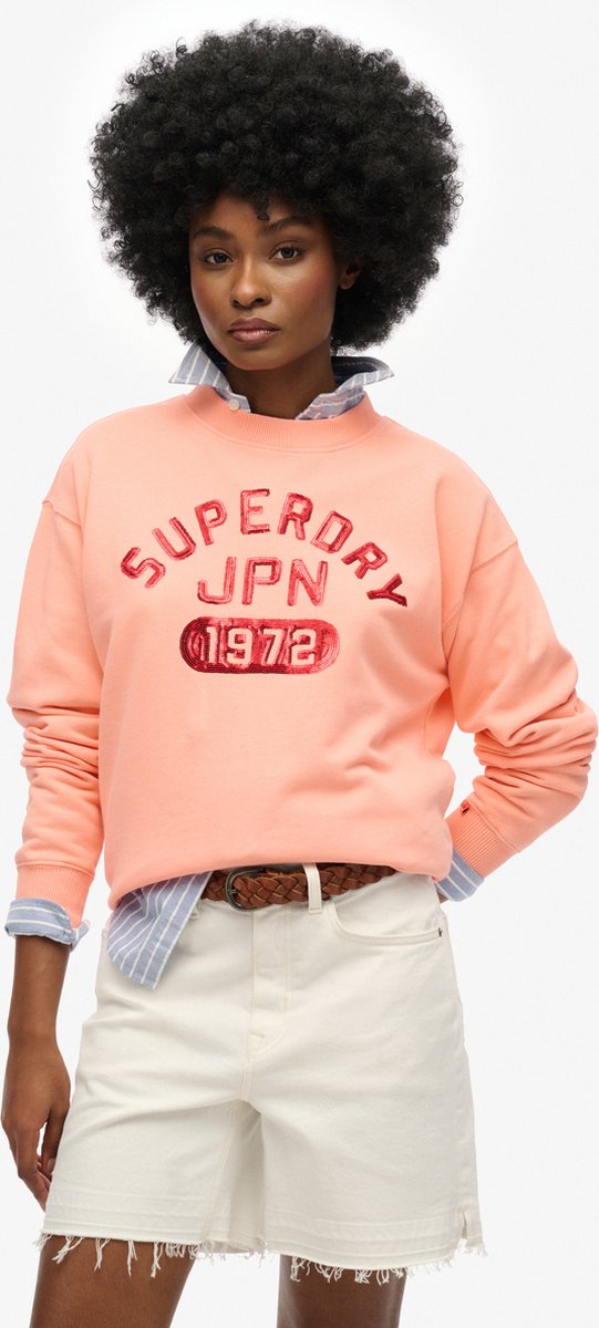 Sweatshirt Damen Superdry Varsity