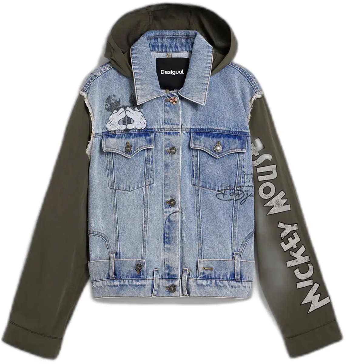 Jeansjacke Damen Desigual Mickey