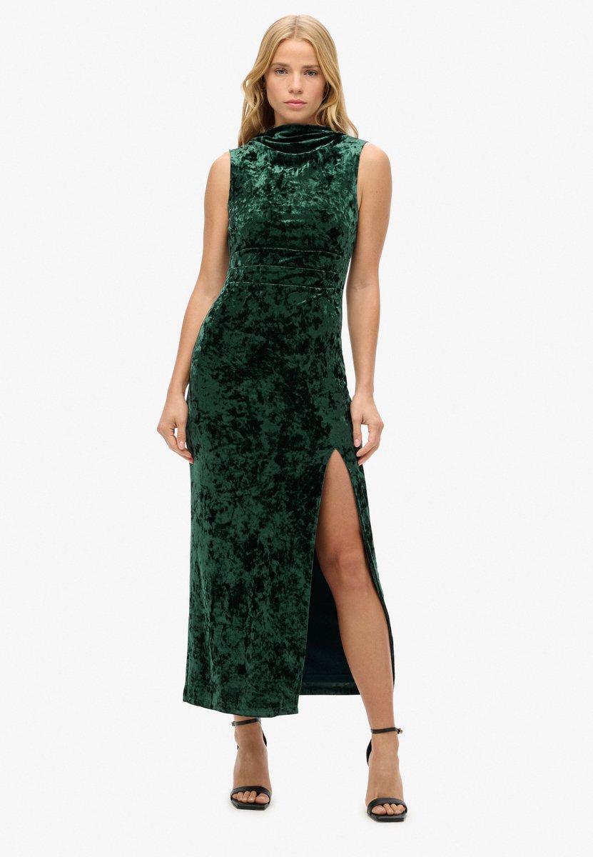 Langes Kleid aus Samt, Damen Superdry