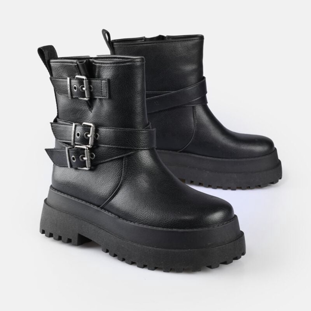 Damen Stiefeletten Buffalo Pluto Farmer Biker