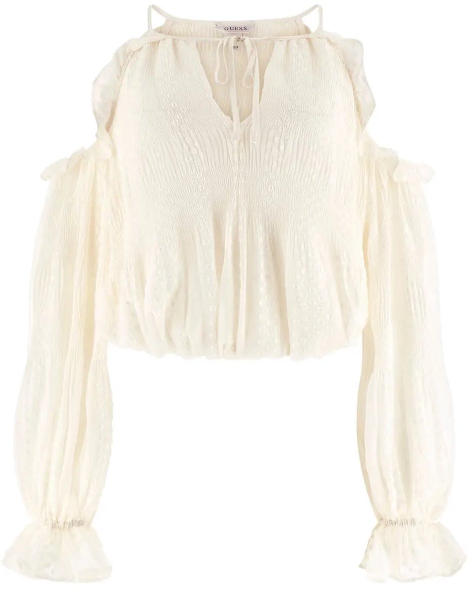 Bluse, kurz, Damen Guess Emilia Cold