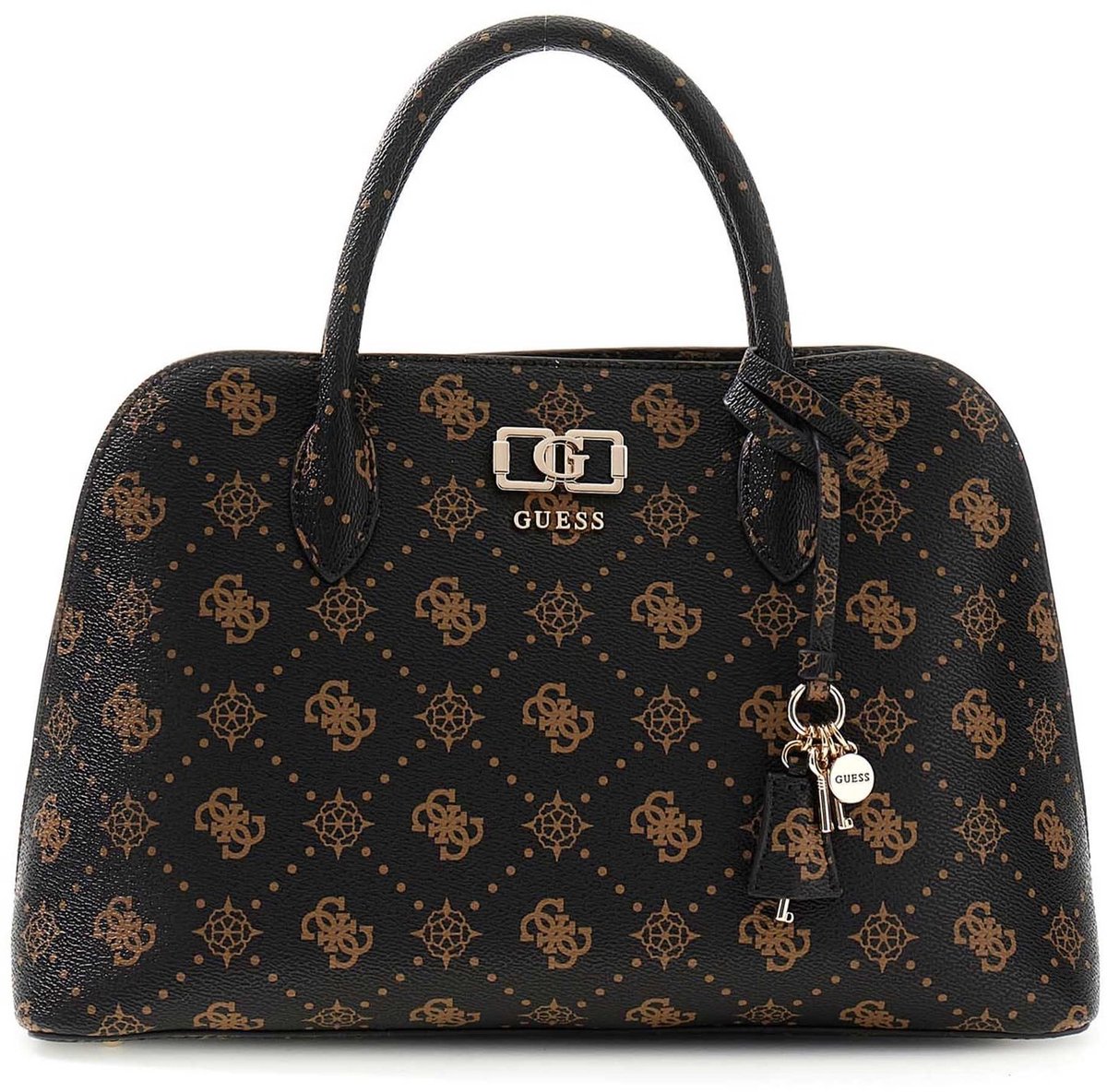 Handtasche mit Logo Damen Guess Emelie 2 Comp
