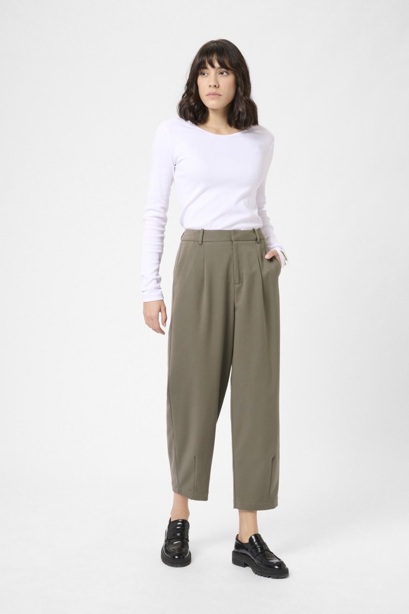 Chino-Hosen im Cropped-Style für Damen KAFFE Merle