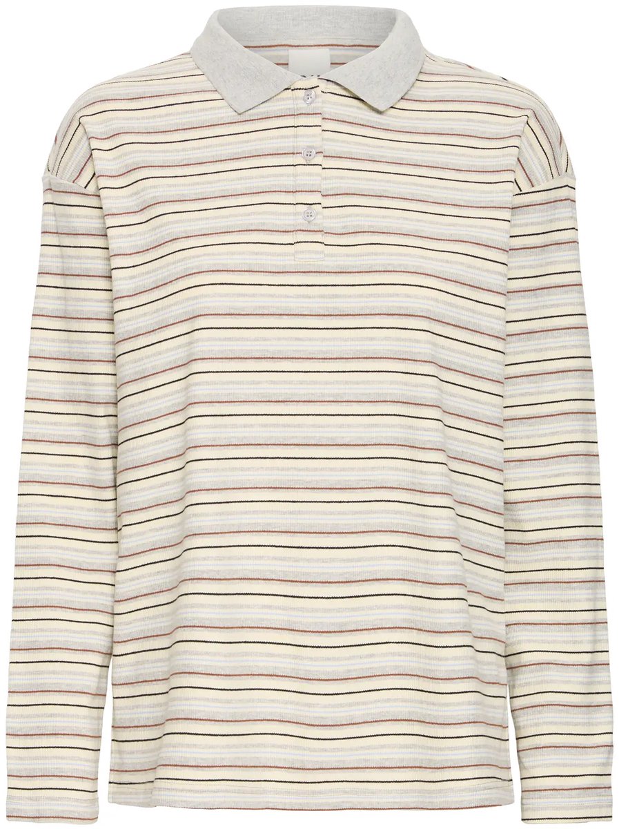 Polo-Shirt, langarm, Damen Ichi Becky