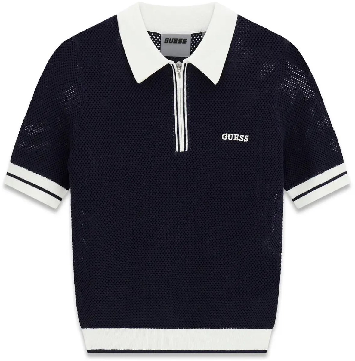 Polo Halbzip Damen Guess Gabry