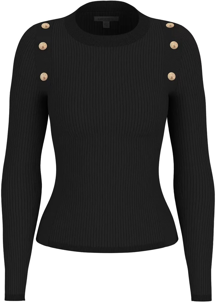 Damenpullover mit Knöpfen Guess Logo Vonn