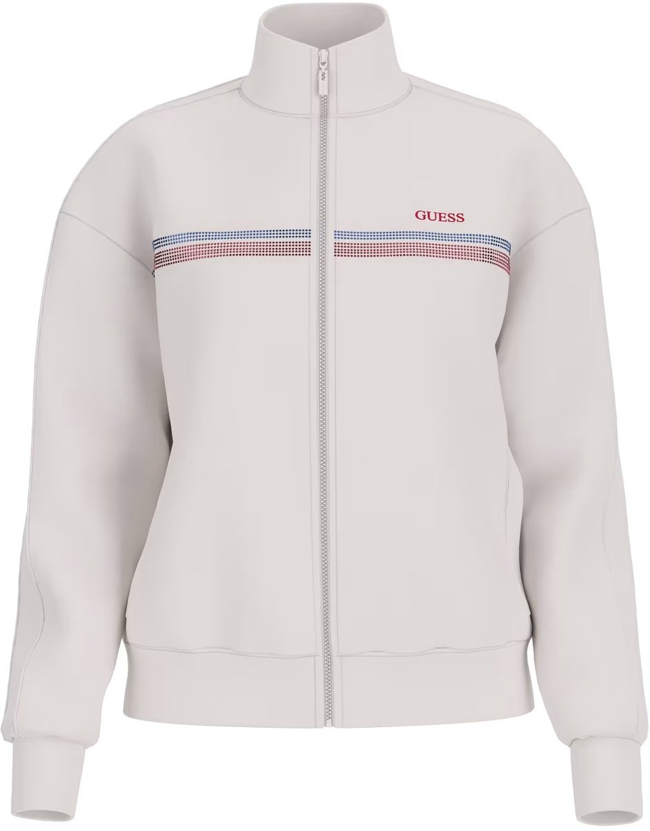 Damen Sweatshirt mit Stehkragen und durchgehendem Reißverschluss Guess Berthe