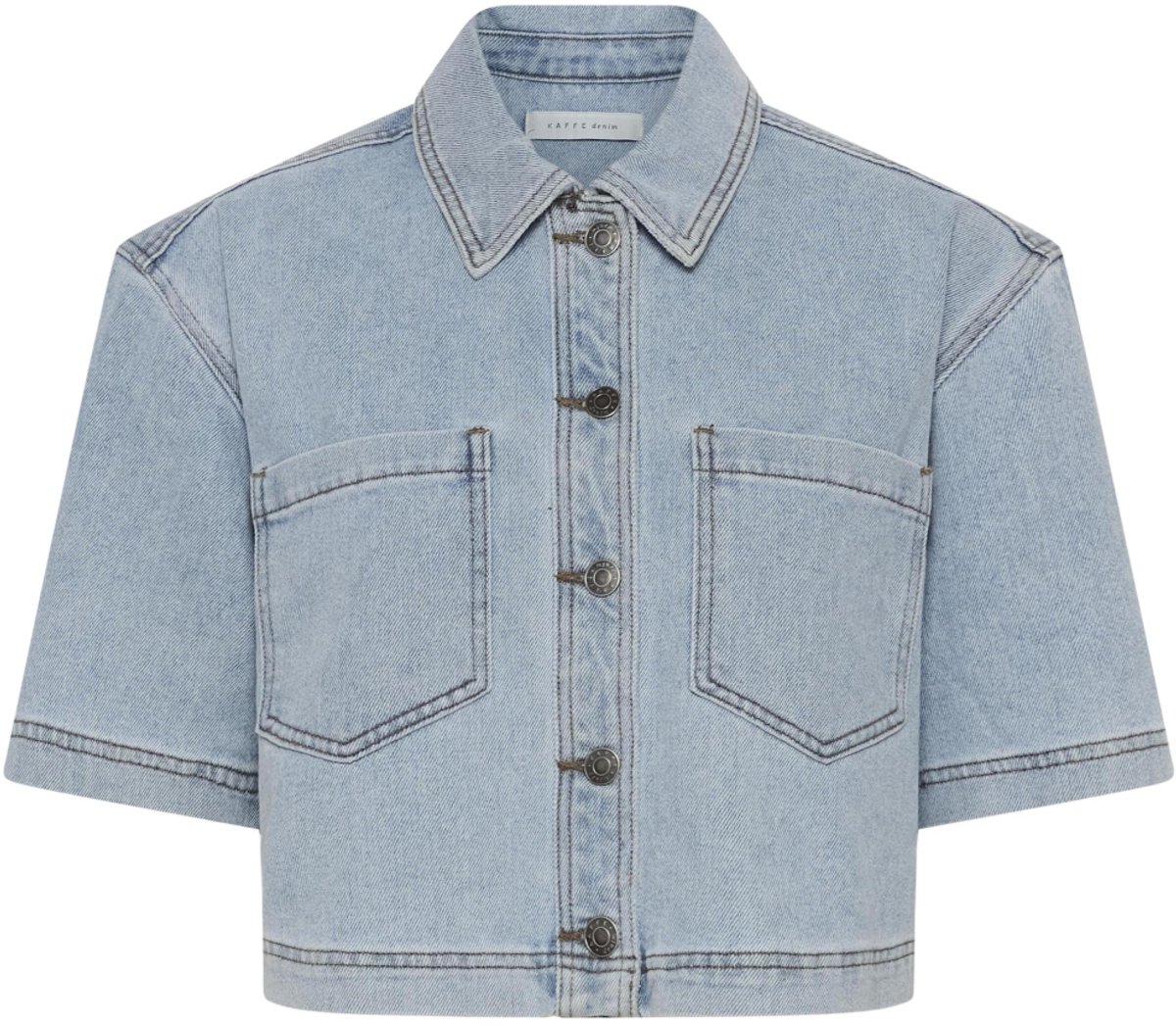 Damen Jeanshemd mit Kurzarm KAFFE Minna
