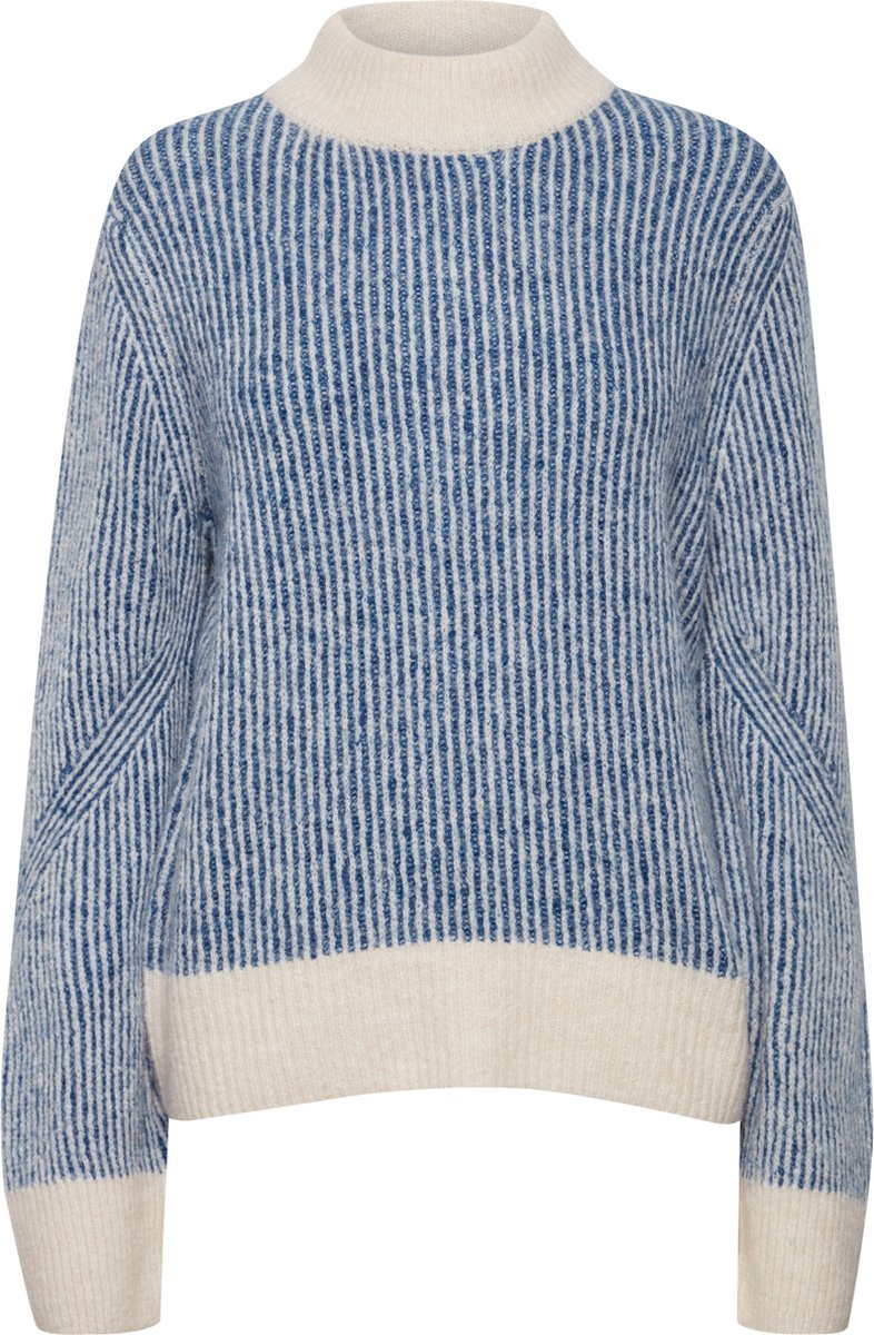 Gestreifter Pullover mit langen Ärmeln für Damen Ichi Kamara 4