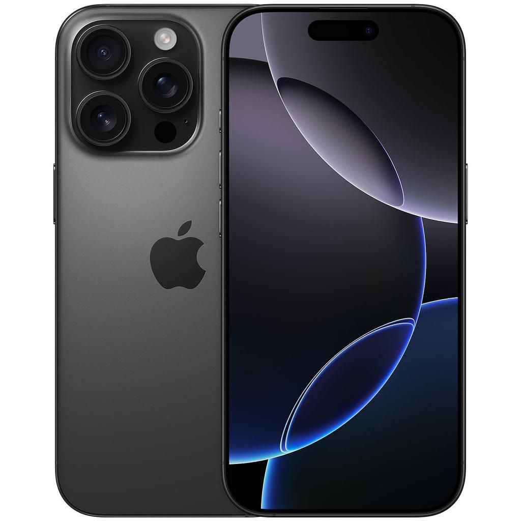 Apple iPhone 16 Pro - Schwarz Titan - 128 GB - Duale physische SIM-Karten