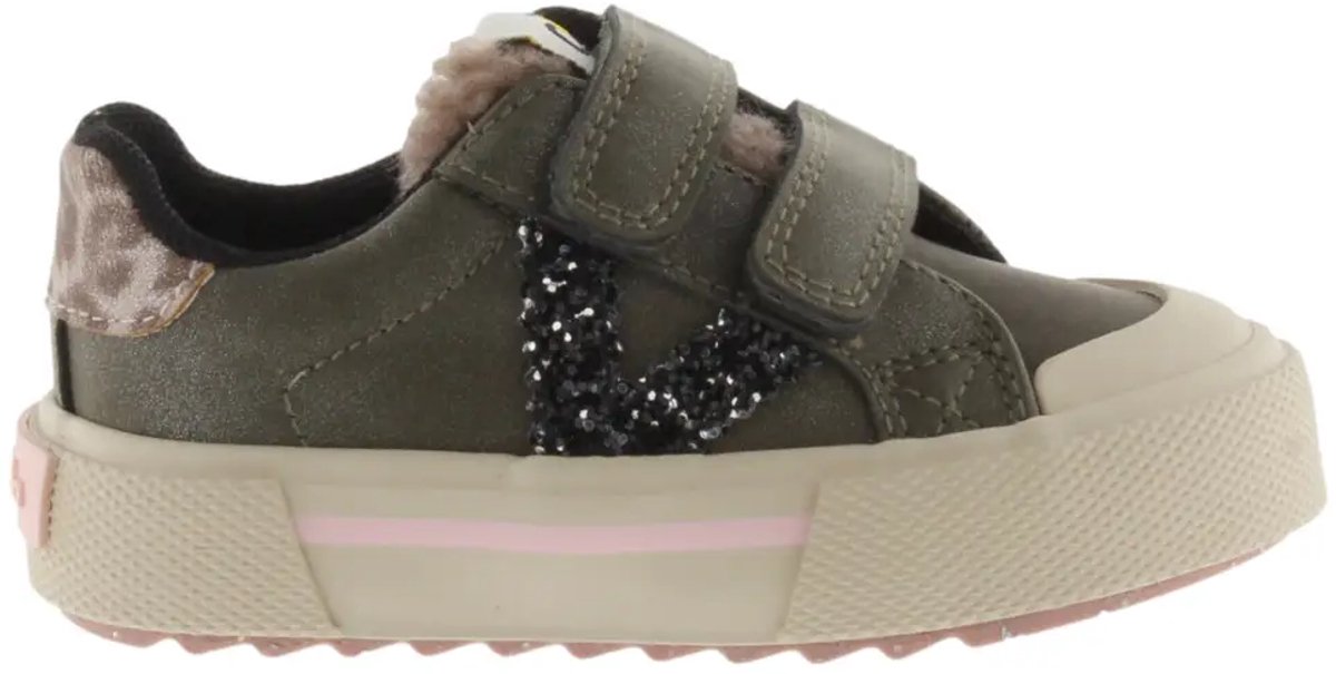 Sneakers Victoria Tribu Tiras Metalizado