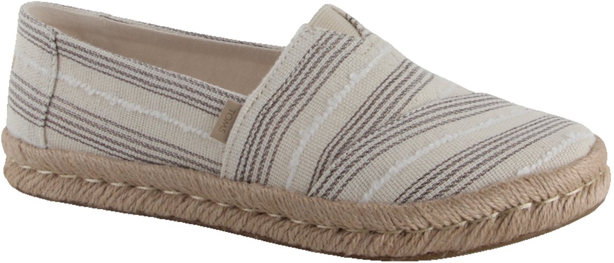 Espadrilles mit metallischen Streifen Damen Toms Alpargata Rope 2.0