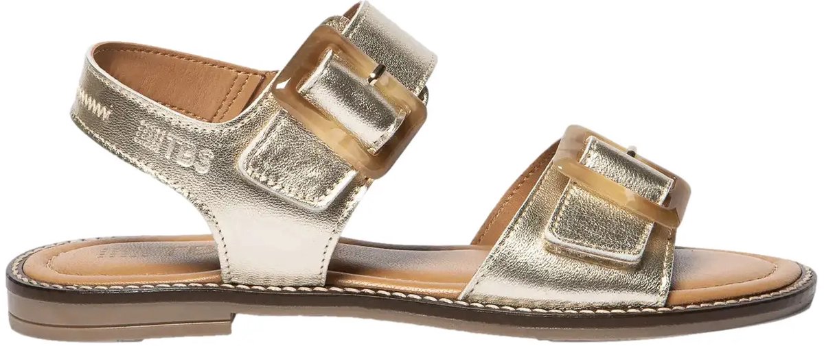 Metallic Lammleder Sandalen Damen TBS Abigael