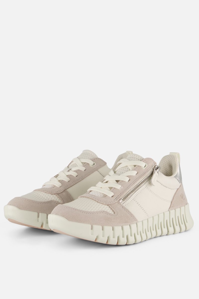 Damen Sneaker mit Reißverschluss und Schnürsenkeln Ecco Gruuv